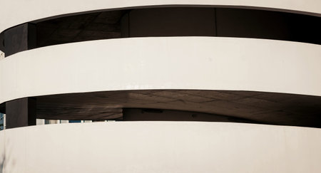 Abstract architectural pattern. Futuristic design building