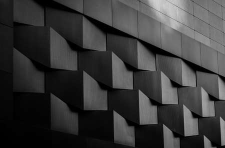 Abstract architectural pattern. Futuristic design buildingの写真素材
