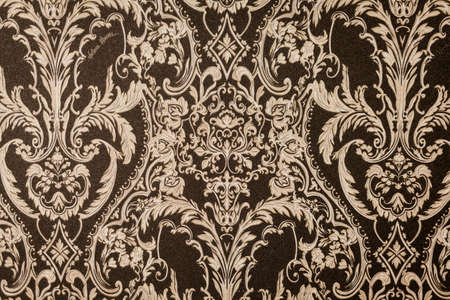 Traditional miniature christmas - happy people near christmas treeの写真素材