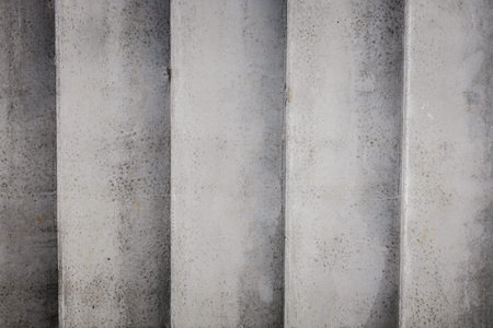 concrete wall with ladder. space for text. rough textureの写真素材