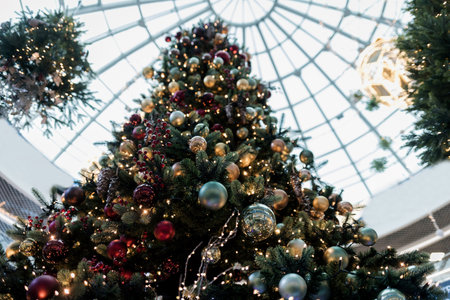 old vintage chandelier. beautiful antique lampsの写真素材