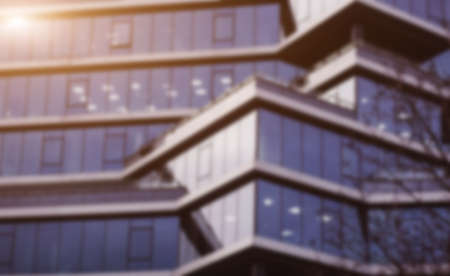 Abstract detail modern curved architecture with copy spaceの写真素材
