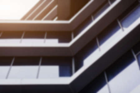Abstract detail modern curved architecture with copy spaceの写真素材
