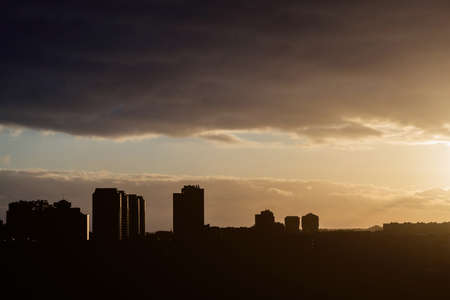 Hand of woman cleaning window in office. Cleaning Company worker workingの写真素材