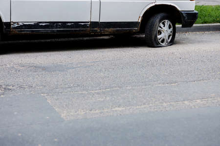 motorcycle parts. Details of a chopper. the exhaust pipe of the bikeの写真素材