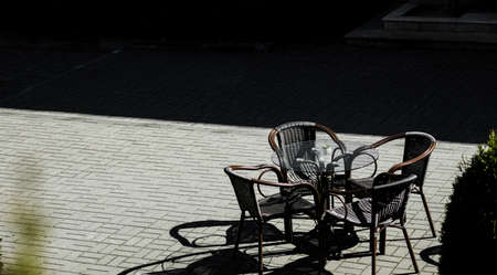 Modern and new apartment building. Detail of New luxury house and home complex. copy spaceの写真素材