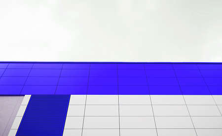 modern steel office building. industrial buildingの写真素材