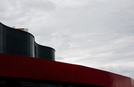 Glass office buildings with modern architecture. business and success conceptの写真素材
