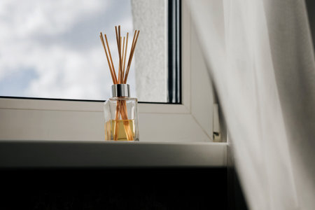 aromatherapy - bamboo sticks with fragrance. spa conceptの写真素材