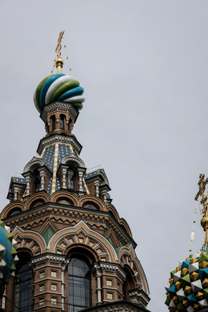 Church of the Savior on Spilled Blood, St. Petersburg, Russiaの写真素材
