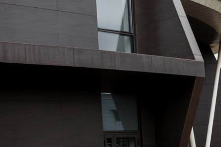 exterior of luxury building. modern European architectureの写真素材