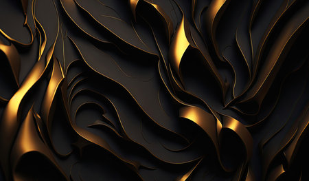 abstract background curl elements. creative design concept. Generative AIの素材