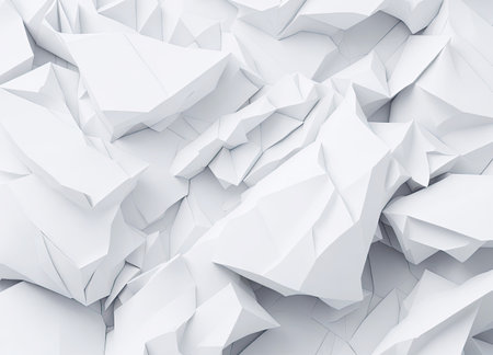 White geometric abstract background. Minimal texture. Generative AIの素材