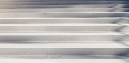 abstract stairs. light steps. stairs in the city. wide stairsの写真素材