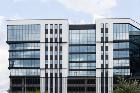 New modern architectural building against sky