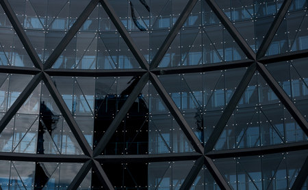 facade of modern building. business and office architectureの写真素材
