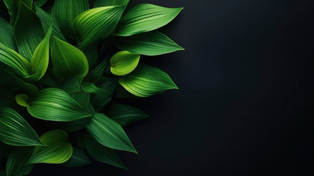 green leaves as background. botanical conceptの素材