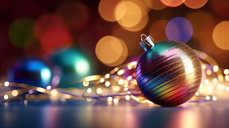 Christmas decoration bauble. Christmas decorative. winter conceptの素材