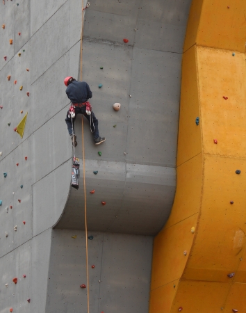man climbingのeditorial素材