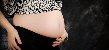 Photo shoot pregnant woman
