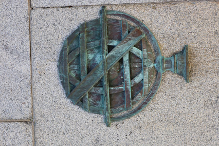 Detail of Ubatuba obelisk in city center