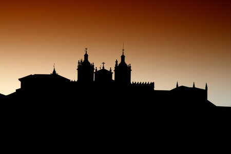 Viseu sunsetの写真素材