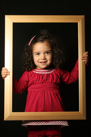 portrait of fashion childの写真素材