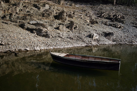 boast in the river floatingの写真素材