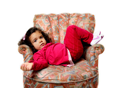 portrait of fashion childの写真素材