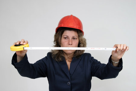 young and beautiful female architect
