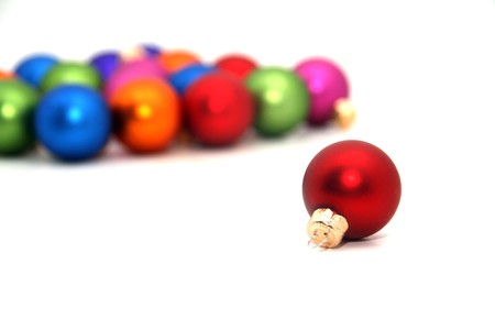 beautiful christmas ballsの写真素材