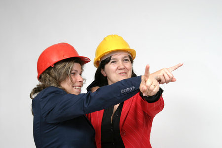young and beautiful female architect