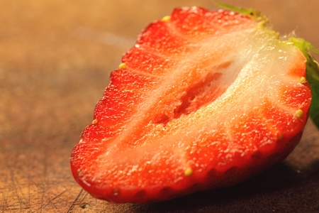 strawberry,photographed in close upの写真素材