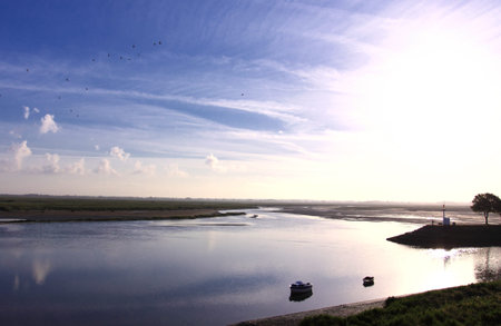 channel of entrance of the port of saint valery sur somme