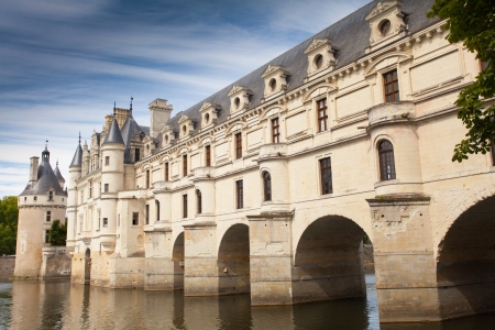 castle of  chenonceau  loireのeditorial素材
