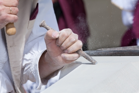stone sculptorの写真素材