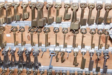 panel keys to a locksmithの写真素材