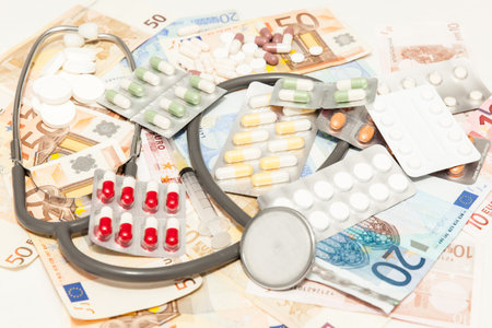 health medications moneyの写真素材