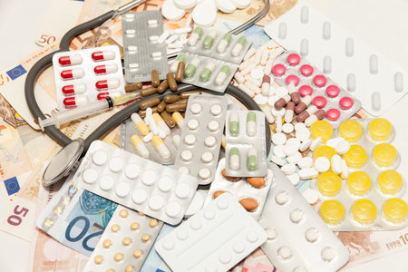 health medications moneyの写真素材