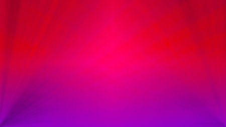 A vibrant abstract digital illustration of colour light rays against a pink & purple colour gradient...