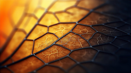 Macro closeup of leaf texture, abstract background. 3d renderingの素材
