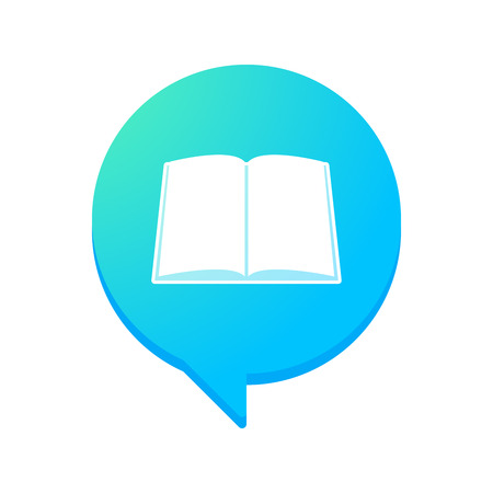 Illustration of an isolated comic balloon iconのイラスト素材