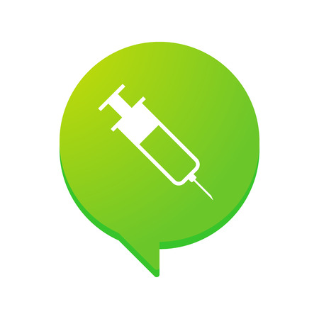 Illustration of an isolated comic balloonのイラスト素材