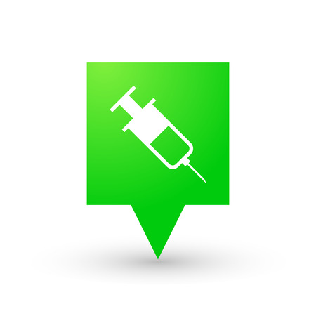 Illustration of an isolated tooltip with an iconのイラスト素材