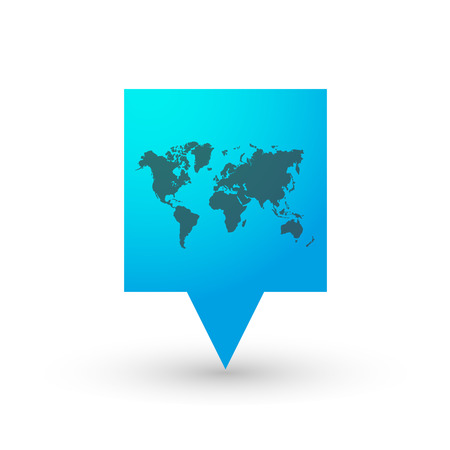 Illustration of an isolated tooltip iconのイラスト素材