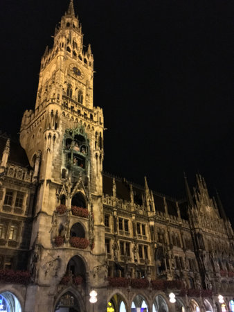 Munich city skyline panorama, travel to europeの写真素材