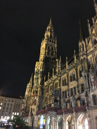 Munich city skyline panorama, travel to europeの写真素材