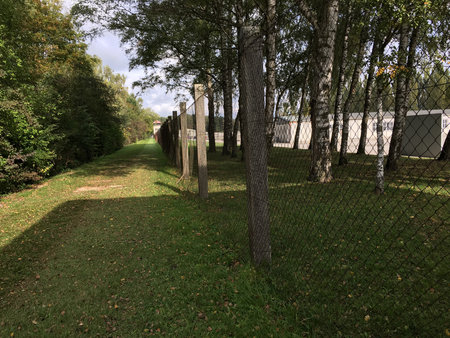 Dachau concentration camp in Germany. Historical travelの写真素材
