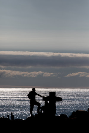 sunset at Punta de lobos, Chile, outdoorの写真素材