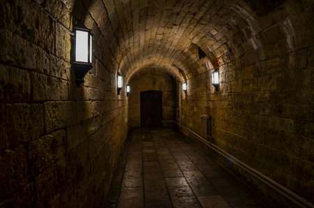 A secret, underground passage in the castle